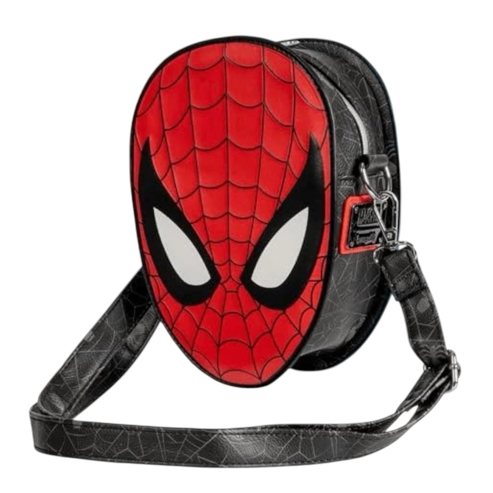 NEW Disney Marvel Spider-Man Vs Venom Movie Glow In The Dark Crossbody Bag Purse